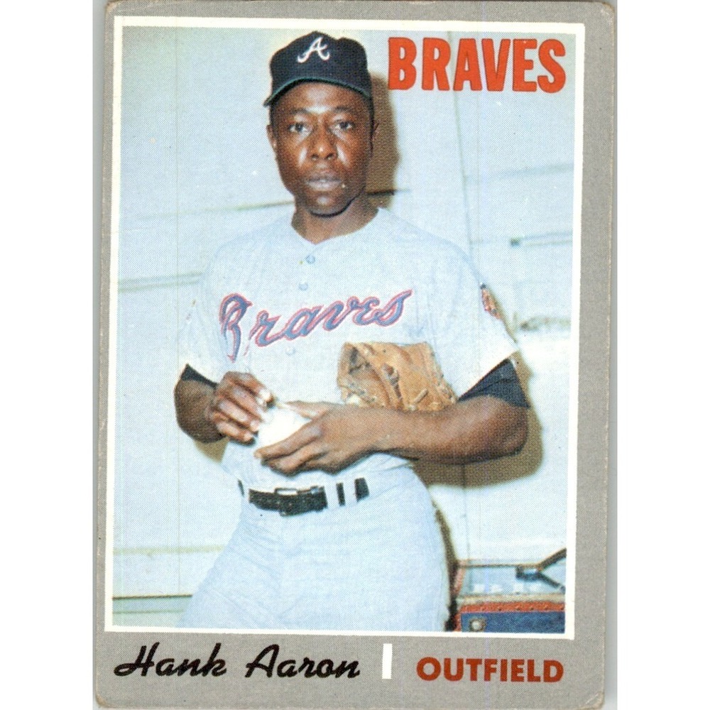 1970 Topps #500 Hank Aaron Atlanta Braves VG-EX